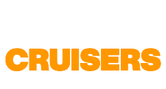 white Maui Cruisers Cheap Car Rental Service Logo